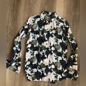 Equipment Silk Floral Blouse